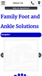 Mobile Screenshot of familyfootandanklesolutions.com